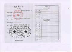 世恒税务登记证副本
